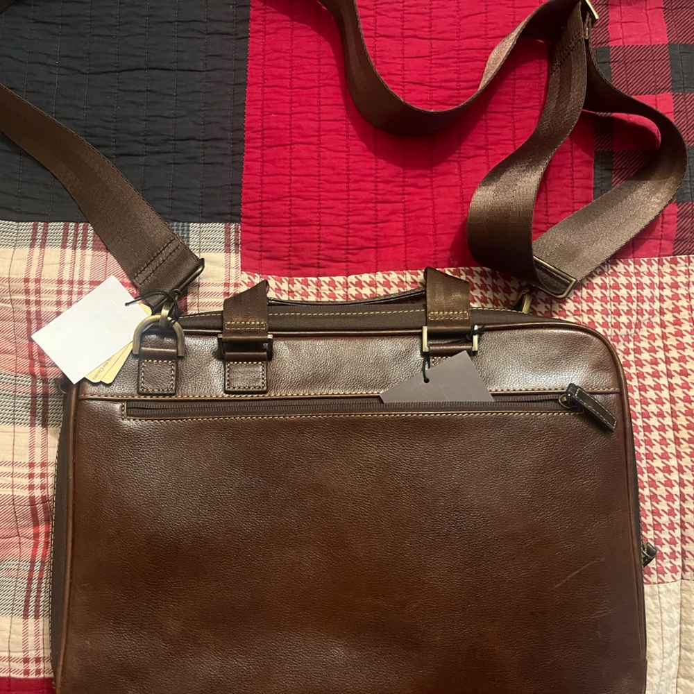 Boconi Briefcase / laptop carrier w/ Money Clip